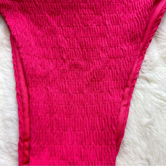 NWOT agua Bendita minta cheeky bikini bottoms pink 12651 - Picture 8 of 9